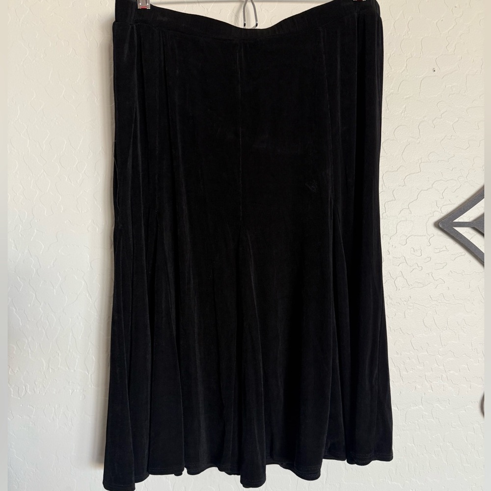 CHICO’S Travelers Collection Onyx Skirt - Size 3 (XL) - Picture 2 of 6